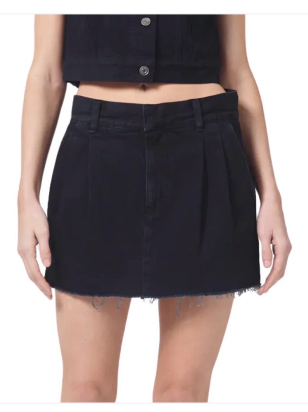 Agolde Becker Skirt Crushed Size 27